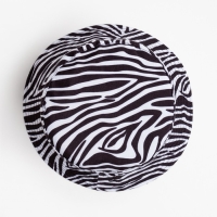 Панама женская MINAKU принт зебра, цвет чёрный/белый, р-р 56-58
