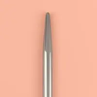 Спицы круговые, для вязания, с пластиковой леской, d=4.5 мм, 14/80 см, с иглой