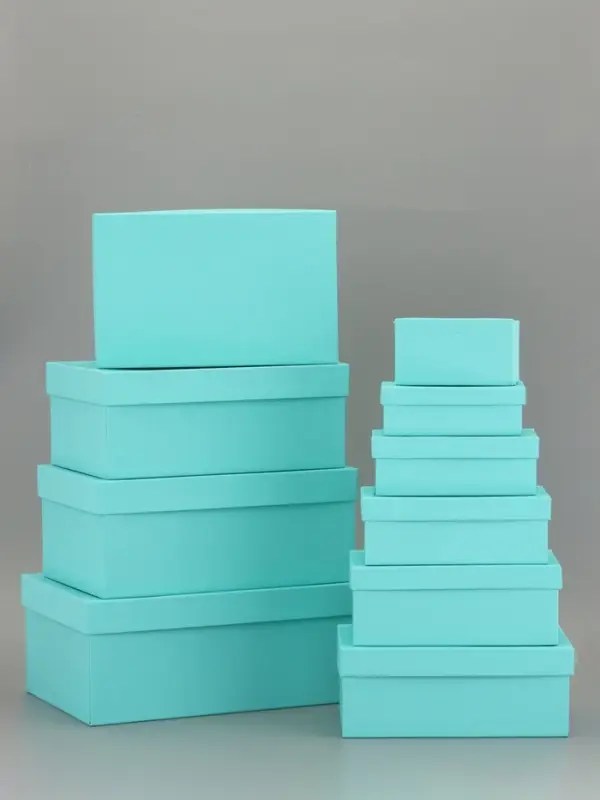 Набор коробок 10 в 1 "Тиффани" 30 х19 х 12 - 12 х 6,5 х 4 см