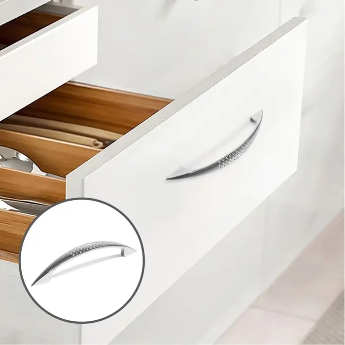 Ручка-скоба мебельная STANDART РС003 м/о 96 мм, цвет хром