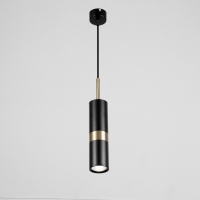 Светильник BayerLux Подвес BayerLuxной "Холли" LED 5Вт 4000К черный золото 6х6х33-233см