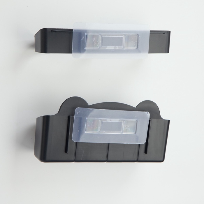 Подставка для зонтов, пластик, 23,5&times;7,5&times;11 см, 6,5&times;23,5&times;4 см, чёрная