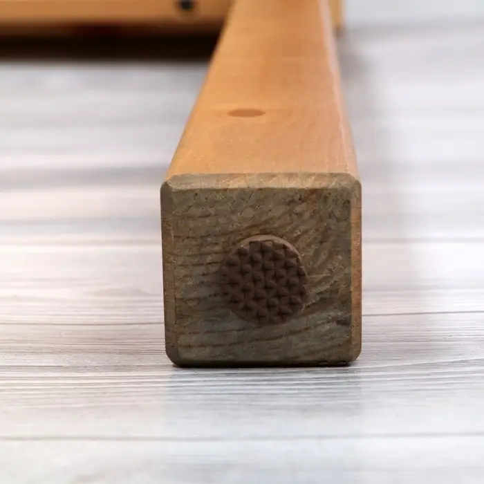 Накладка мебельная круглая ТУНДРА, d=18 мм, 32 шт., полимерная, коричневая