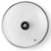 Стеклянная крышка для посуды 20 см Cocoon с круглой ручкой