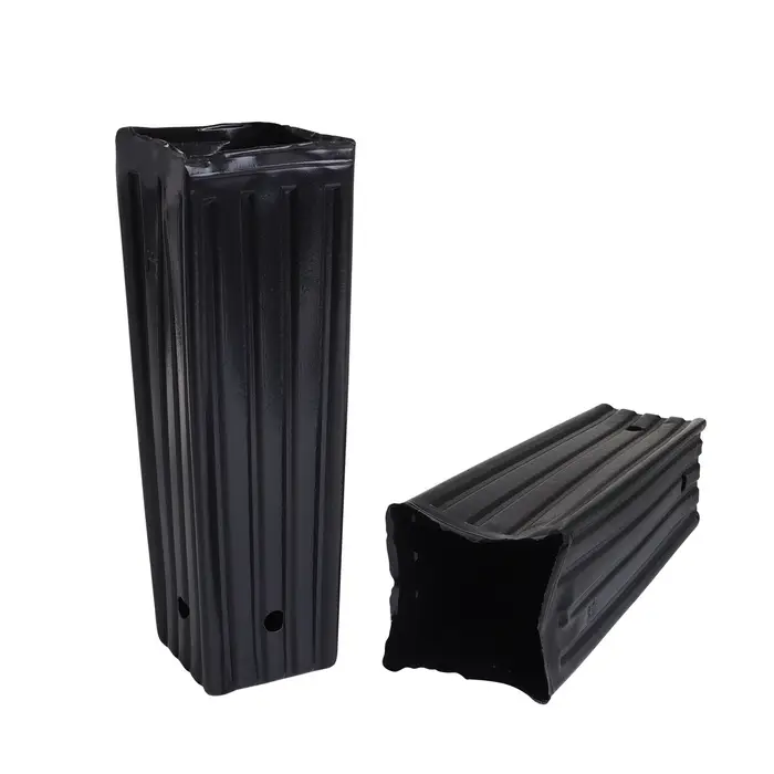 Пакет для рассады, 2.2 л, 10&times;10 см, h=29 см, полиэтилен, чёрный, Greengo