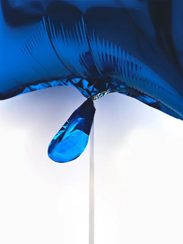 Воздушные шары фольгированные 18" "Звезда" цвет синий, набор 5 штук