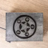 Шкатулка "Цветок жизни" 19х15х7 см, МДФ