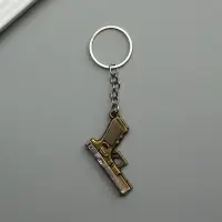 Брелок металл "Пистолет" двигается затвор МИКС 3х4,3х0,5 см