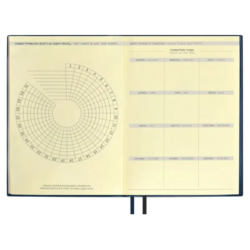 Ежедневник Avila, недатированный, синий