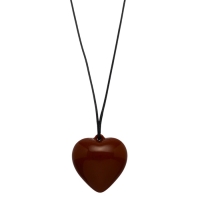 Портупея с кулоном &laquo;Сердечко&raquo;, трансформер, коричневая, 150 см