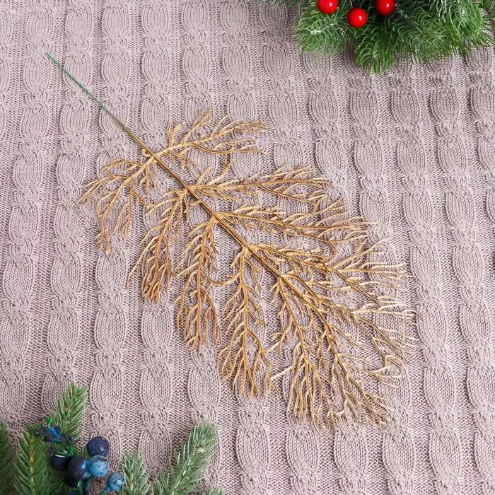 Декор блеск &laquo;Тирукали&raquo;, 12&times;30 см, МИКС (золото, серебро)