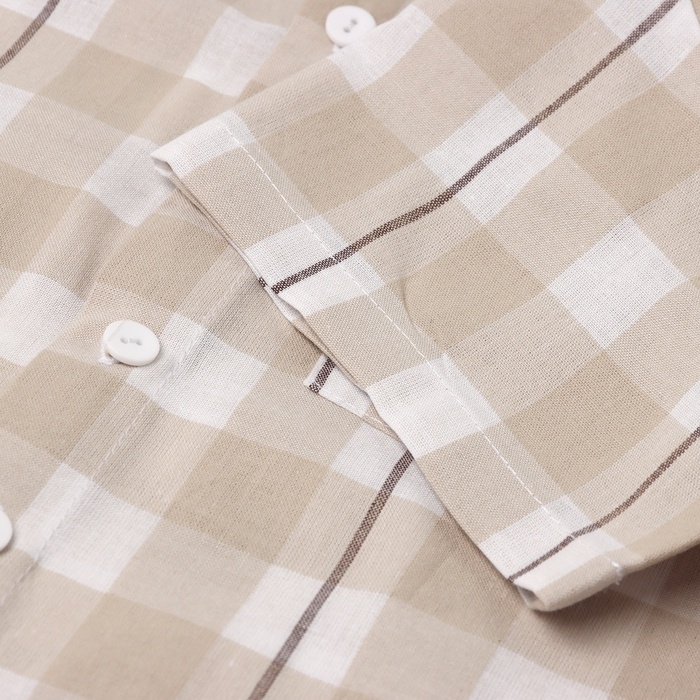 Рубашка для мальчика KAFTAN "Клетка", размер 30 (98-104)