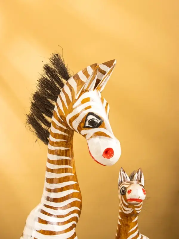 Сувенир &laquo;Зебры&raquo;, 33&times;11&times;53 см, дерево