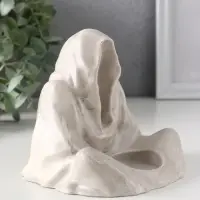 Подсвечник &laquo;Безликий&raquo;, 11&times;11&times;11.5 см, серый