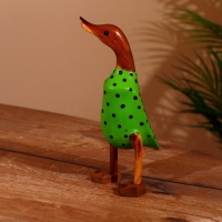 Сувенир "Утка в горошек" дерево 25 см Сувенир "Утка в горошек" дерево 25 см