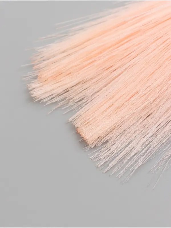 Искусственное растение для творчества "Ковыль" персик 29 см