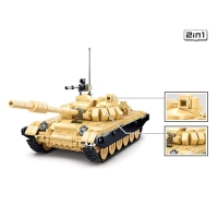 Конструктор &laquo;Модельки. Боевой танк&raquo;, 2 варианта сборки, 770 деталей