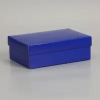 Коробка складная, синяя, 21 х 15 х 7 см
