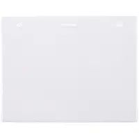 Карман для бейджа Lucid, горизонтальный, из фактурного ПВХ