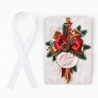 Пакет подарочный новогодний с лентой &laquo;Новый год&raquo;, 13 х 19 х 9 см , Новый год