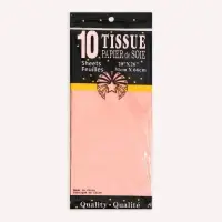 Бумага упаковочная тишью, &laquo;Жемчужная&raquo;, пудровая, 50&times;70 см