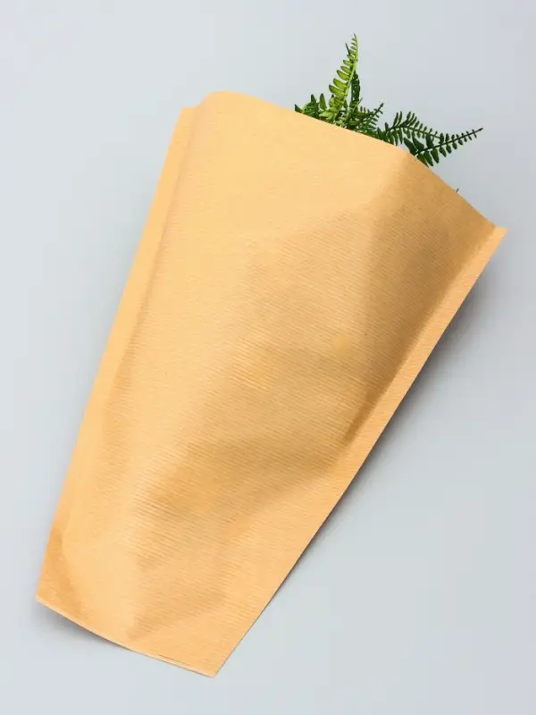 Пакет - конус крафт, 12+35&times;40 см