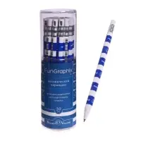 Карандаш механический цанговый 2.0 мм FunGraphix "Морская", НВ, шестигранный, пластиковый корпус, с точилкой