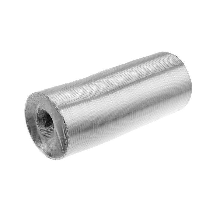 Воздуховод гофрированный Воздуховод гофрированный "Алювент", d=115 мм, раздвижной до 3 м, алюминиевый