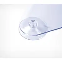 Присоска универсальная силиконовая d=30 мм, (фасовка 100 шт.), прозрачная