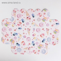 Коробка для печенья, кондитерская упаковка с PVC крышкой, &laquo;Вкусности&raquo;, 20 х 30 х 8 см