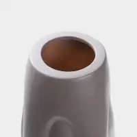 Ваза напольная керамика "Бертольдо" 58х12 см, серый