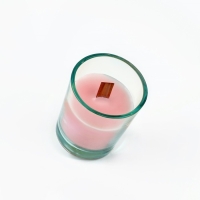 Ароматическая свеча в стекле &laquo;Сладости жизни&raquo;, с соевым воском: карамель,, 6 х 5 х 5 см.