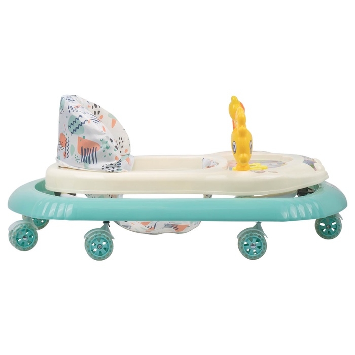 Ходунки Ходунки "Солнышко С" 7 силик. колес, муз. (упак.7 шт.) (Indigo), бирюзовый