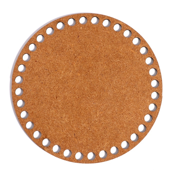 Набор донышек для вязания, круг 15 см, 5 шт, хдф 3 мм