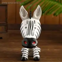 Сувенир &laquo;Маленькая зебра&raquo;, подставка под очки, 20&times;14&times;7 см, дерево