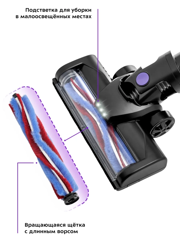 Беспроводной пылесос для дома КТ-5151 (2 в 1) - 120 Вт