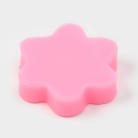 Молд для заливки Доляна &laquo;Фиалка&raquo;, силикон, 5,5&times;5,5&times;1,2 см, розовый