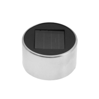 Садовый светильник на солнечной батарее &laquo;Металлический цилиндр&raquo;, 4.5&times;30&times;4.5 см, 1 LED, свечение белое