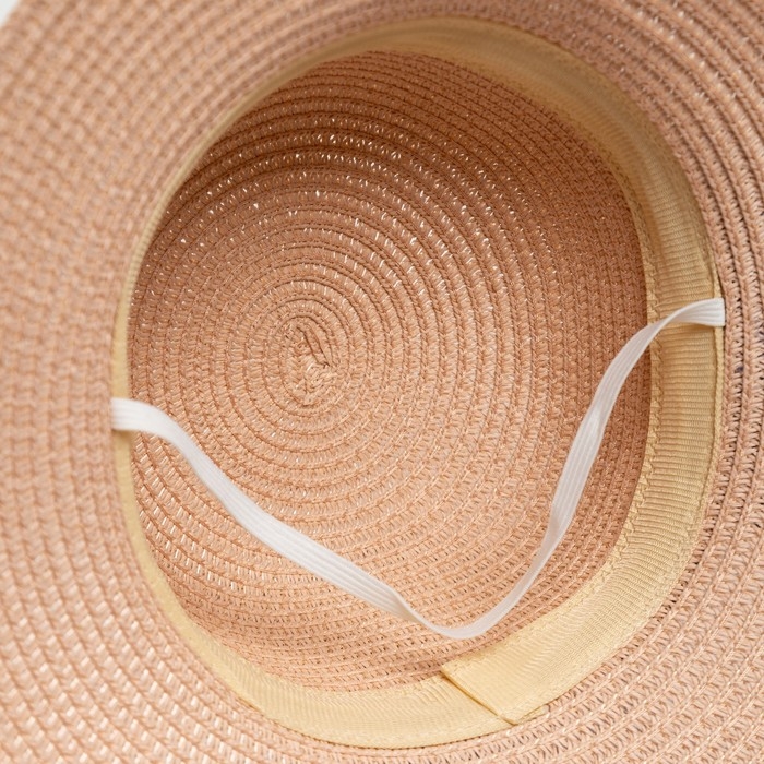 Шляпа для девочки MINAKU, цв. пудра, р-р 54