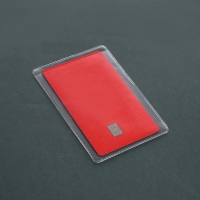 Набор для паспорта: обложка на паспорт; 10 чехлов на страницы паспорта, 2 чехла для карт, цвет прозрачный