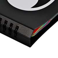 Нотная папка - 10 файлов 20 листов черная