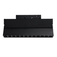 Трековый магнитный светильник, серия "Broad" LTL-059, 12 Вт, 960 Лм, 48В, 3000К, черный Трековый магнитный светильник, серия "Broad" LTL-059, 12 Вт, 960 Лм, 48В, 3000К, черный