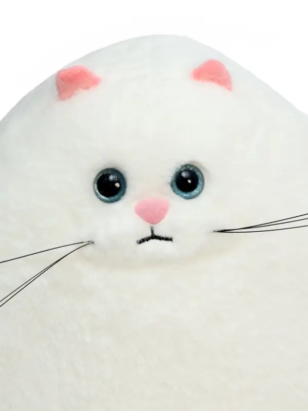 Мягкая игрушка "Котик", белый, 28 см