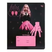 Тетрадь 12 листов в клетку, Cutie, обложка мелованный картон, МИКС