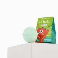 Детский бурлящий шар &laquo;Монстрики&raquo;, аромат лаймовая печенька 40 г, URAL LAB