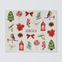 Слайдеры для ногтей &laquo;Winter home&raquo;, разноцветные