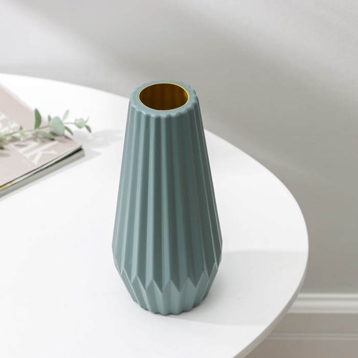 Ваза для цветов, 5,6×9,5×20,5 см, 850 мл, цвет МИКС Ваза для цветов, 5,6×9,5×20,5 см, 850 мл, цвет МИКС