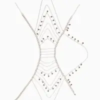 Бодичейн на тело "Аксельбант", цвет золото