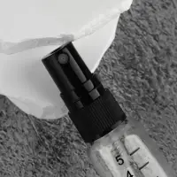 Флакон для парфюма, с распылителем, 5 мл, фасовка - 10 шт., чёрный, прозрачный