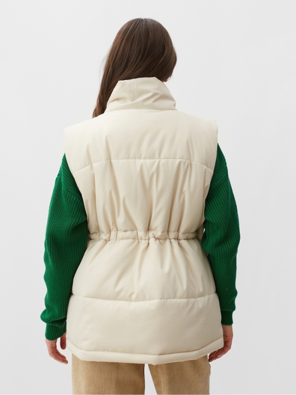 Жилет женский демисезонный MIST, размер S, молочный